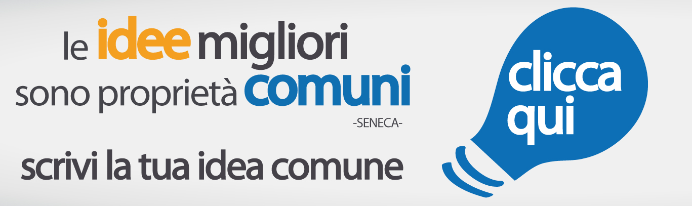 banner scrive la tua idea in comune